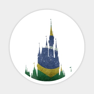 Brazil Magic Castle Silhouette Magnet